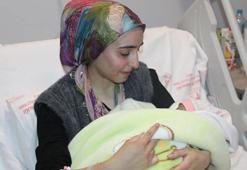 Malatya'da, yeni yılın ilk bebeğine 'Ahsen' ismi verildi