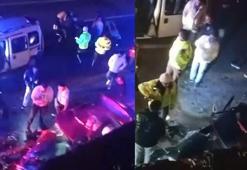 Ters yönde ilerleyen otomobil, hafif ticari araçla çarpıştı: 1 ölü, 1 yaralı