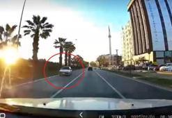 Ters yönde ilerleyen otomobilin sürücüsüne 9 bin 267 lira ceza