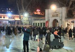 Regaip Kandili Sultanahmet ve Eyüpsultan'da dualarla kutlandı