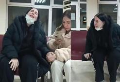 Tuğçe Tayfur babasının cenazesini alırken gözyaşına boğuldu