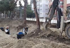 Kanalizasyon kazısında insan kemikleri bulundu