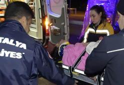 Erkek arkadaşıyla tartışan Burcu, korkuluktan düşüp yaralandı