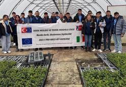 Zeytiniyle ünlü Derik’in tarım öğrencileri, stajlarını İtalya’da yapıyor