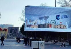 Güvenpark'ta sit alanına dikilen reklam panosuna kaldırma kararı