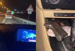 Silivri'de otomobil hırsızlığından yakalanan şüpheli jandarma aracını çaldı