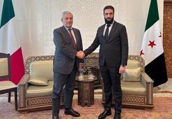 İtalya Dışişleri Bakanı Tajani, Ahmed Şara ile görüştü