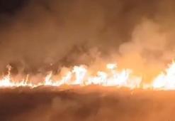 Sultan Sazlığı Milli Parkı'nda yangın