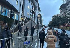 Beşiktaş Belediyesi önünde güvenlik önlemi