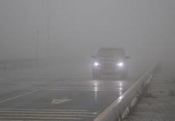 Bolu Dağı'nda sis ve yağmur