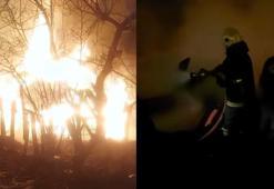 Oynarken dedelerinin samanlığını yaktılar