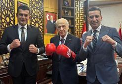 Boks Federasyonu Başkanı Hekimoğlu’ndan, MHP lideri Bahçeli’ye ziyaret