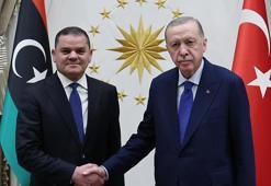 Cumhurbaşkanı Erdoğan, Libya Başbakanı Dibeybe'yi kabul etti
