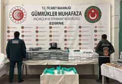 Kapıkule'de çok sayıda kaçak sigara, cep telefonu ve ilaç ele geçirildi