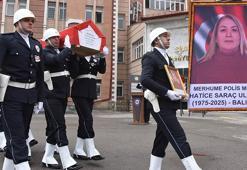 Akciğerine pıhtı atması sonucu hayatını kaybeden polis memuru için tören