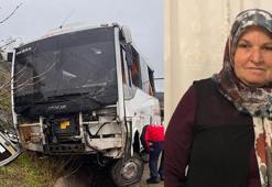 25 kişinin yaralandığı kazada, durumu ağır olan kadın işçi öldü