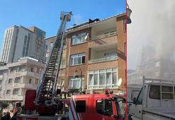 Maltepe'de 3 katlı binanın çatı katında yangın: 1 ölü
