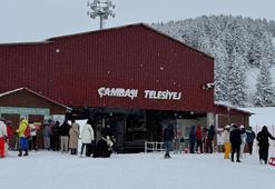 Denize en yakın kayak merkezinde 'sömestir tatili' yoğunluğu