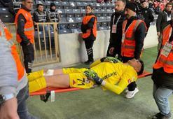 Gaziantep FK kalecisi Mustafa Burak Bozan hastaneye kaldırıldı