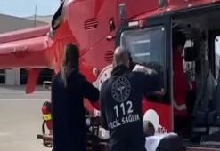 Şırnak’ta ambulans helikopter, 5 aylık bebek için havalandı