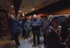 Sabiha Gökçen Havalimanı metro hattında elektrikler kesildi, seferler aksadı