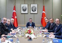 Cevdet Yılmaz, DEİK Başkanı Olpak ve iş konseyi başkanlarıyla bir araya geldi