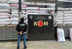 Turgutlu'da 6 ton 200 kilo kaçak kıyılmış tütün ele geçirildi