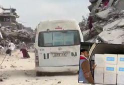 UNRWA, Gazze’ye ulaştırılan yardımların görüntülerini paylaştı