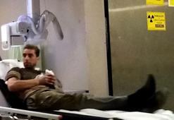 Sunta keserken elini makineye kaptıran işçinin parmağı koptu