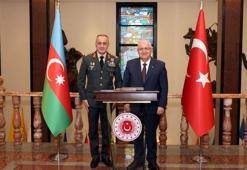 Bakan Güler, Azerbaycan Kara Kuvvetleri Komutanı Mirzeyev'i kabul etti