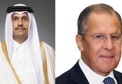 Katar Dışişleri Bakanı Al Sani, Rusya Dışişleri Bakanı Lavrov ile telefonda görüştü