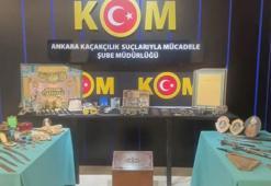 Tarihi eser kaçakçılığı operasyonu; 1,5 milyon TL değerinde 243 eser ele geçirildi