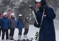 Dağ yöresinde yaşayan 60 genç, ilk kez Uludağ Kayak Merkezi'ne gitti