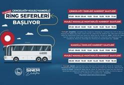 Üsküdar’da Çengelköy - Kuleli - Kandilli ring seferleri başlıyor