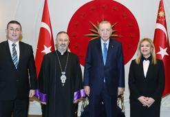 Cumhurbaşkanı Erdoğan, Vartan Kerabaydzar Kirakos Kazancıyan'ı kabul etti