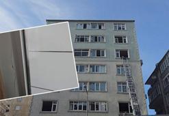 Kartal’da duvarlarında çatlaklar oluşan 7 katlı bina boşaltıldı