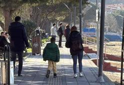 İnkumu plajında güneşin keyfini çıkardılar