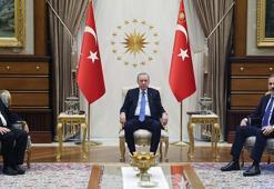 Cumhurbaşkanı Erdoğan, Hamas Şura Meclisi Başkanı Derviş'i kabul etti