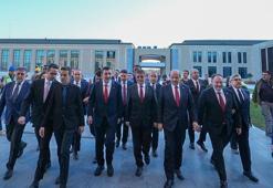 Cumhurbaşkanı Yardımcısı Yılmaz, KKTC'de Cumhurbaşkanlığı Yerleşkesi'ni ziyaret etti
