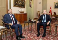 TBMM Başkanı Kurtulmuş, Bahreyn Büyükelçisi Ali Marzooq'u kabul etti