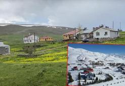 Kızıldağ'ın zirvesindeki köyde sadece 2 mevsim görülüyor