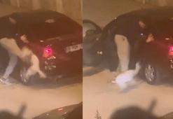 Kız arkadaşını dövüp, köpeğini tekmeleyen şüpheli adliyede
