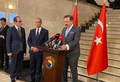 TOBB Başkanı Hisarcıklıoğlu, Mısır Dışişleri Bakanı Abdulati ile görüştü