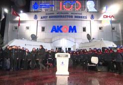 6 Şubat depremlerinde hayatını kaybedenler için AKOM'da anma töreni düzenlendi