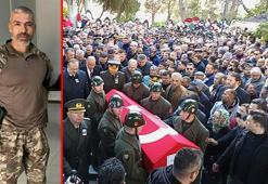 Evlilik yıldönümünde şehit olan Binbaşı Yetişen, kızının doğum gününde son yolculuğuna uğurlandı