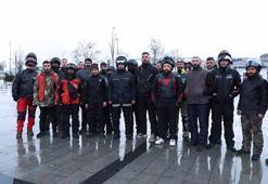 Pendik'te motokuryeler meslektaşları için toplandı