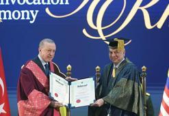 Cumhurbaşkanı Erdoğan'a Malezya'da fahri doktora beratı verildi