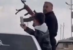 Düğün konvoyunda havaya ateş açarken otomobilden düştü