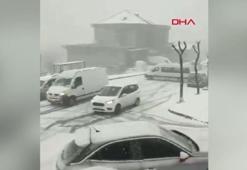 Arnavutköy, Beylikdüzü, Avcılar ve Hadımköy'de araçlar yollarda kaldı