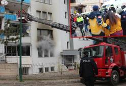 Tokat'ta apartman yangını; 12 kişi dumandan etkilendi